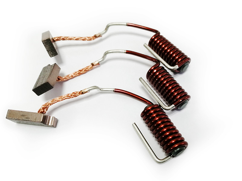 JYHP-20氣缸驅(qū)動彈簧加壓電阻點焊機頭 - 彈簧加壓點焊機頭 - 4 碳刷組件-電刷線與線圈漆包線焊接