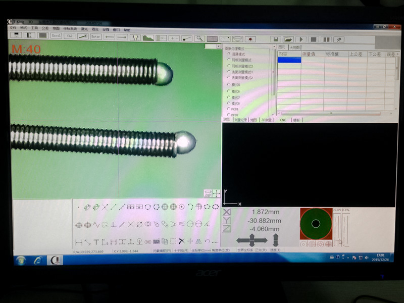 微TIG焊接：腦電極導絲(鎳鉻合金絲)端部熔球狀 - 醫用零部件焊接 - 3