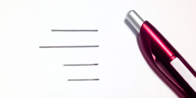 微TIG焊接：腦電極導絲(鎳鉻合金絲)端部熔球狀 - 醫用零部件焊接 - 1